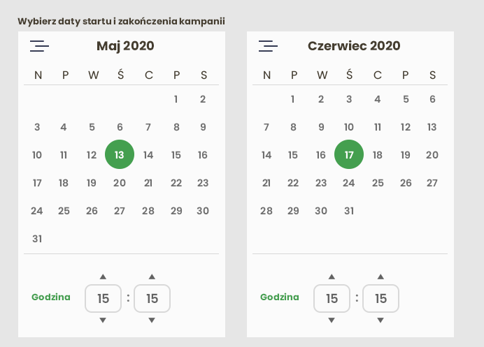 Zaplanuj długość i timing kampanii